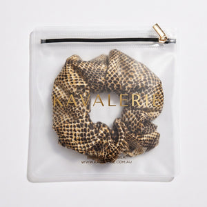 Large Silk Scrunchie Single — Python