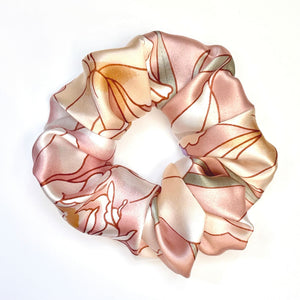 100% Silk Large Scrunchie - Bloom Oriental - Kavalerie - SCRUNCHIE -