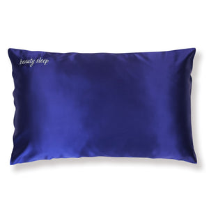 Navy Silk Pillowcase - Queen - Kavalerie - PILLOWCASES -