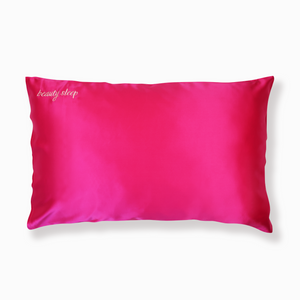 Hot Pink Silk Pillowcase - Queen - Kavalerie - PILLOWCASES -