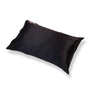 Black Silk Pillowcase - Queen - Kavalerie - PILLOWCASES -