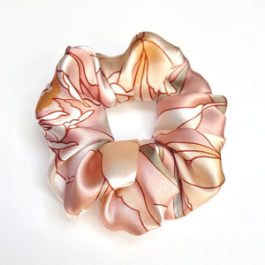 100% Silk Large Scrunchie - Bloom Oriental - Kavalerie - SCRUNCHIE -