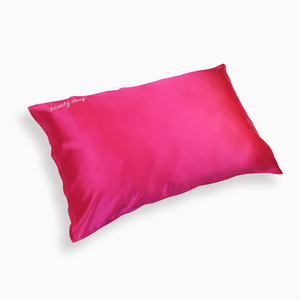 Hot Pink Silk Pillowcase - Queen - Kavalerie - PILLOWCASES -