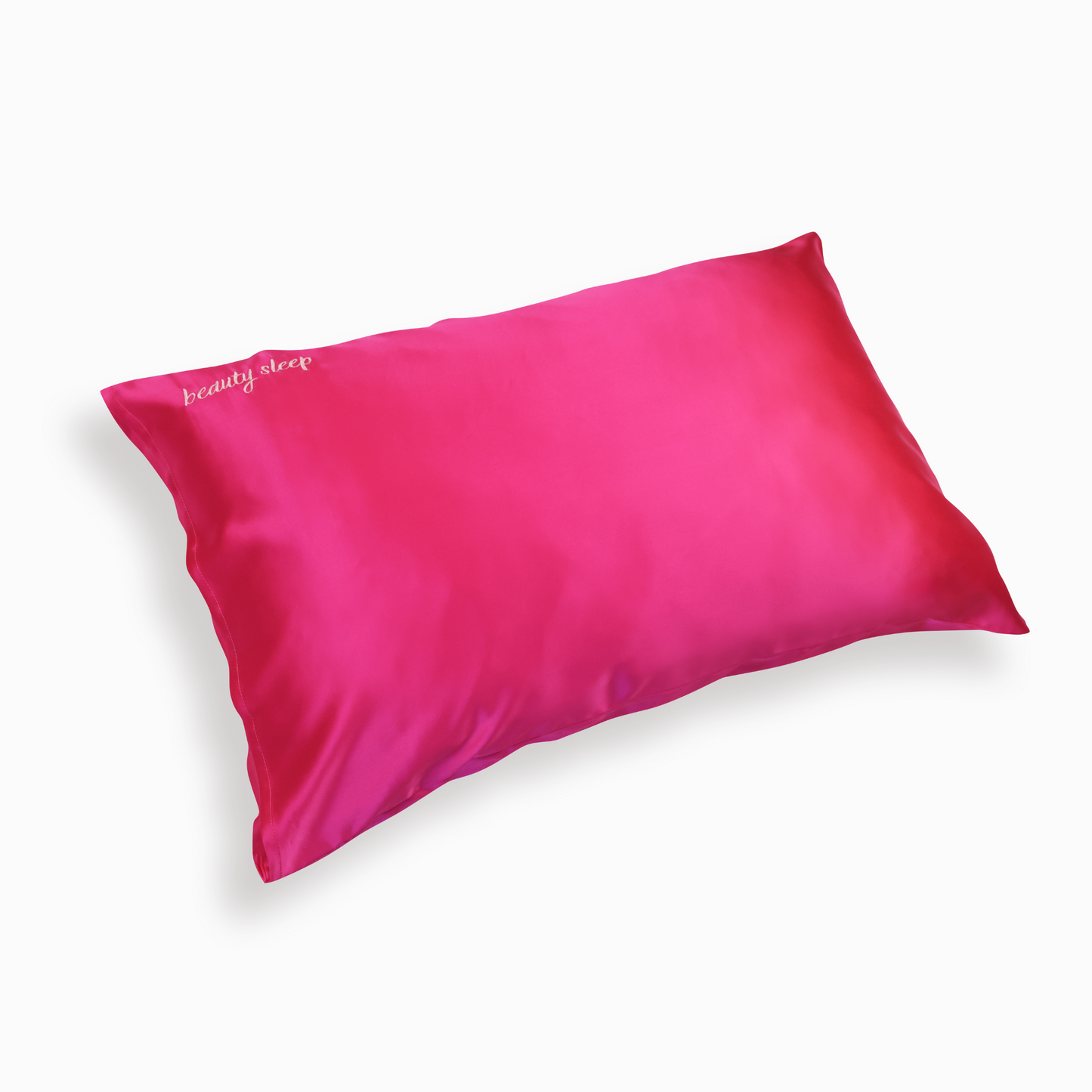 Hot Pink Silk Pillowcase - Queen - Kavalerie - PILLOWCASES -