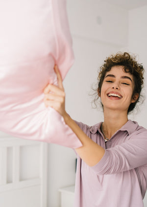 Blush Silk Pillowcase - Queen - Kavalerie - PILLOWCASES -