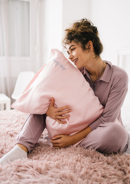 Blush Silk Pillowcase - Queen - Kavalerie - PILLOWCASES -