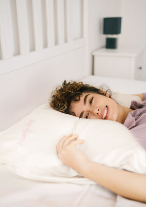 White Silk Pillowcase - Queen - Kavalerie - PILLOWCASES -