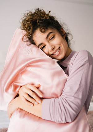 Rose Silk Pillowcase - Queen - Kavalerie - PILLOWCASES -